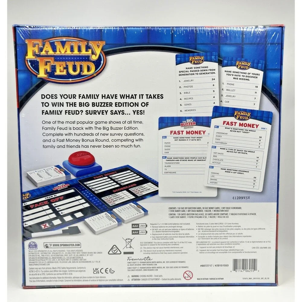 Spin Master Games family feud